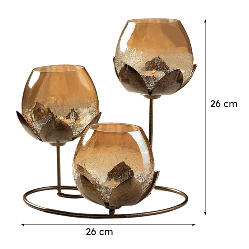 Manchera Lotus Candle Holder media 6