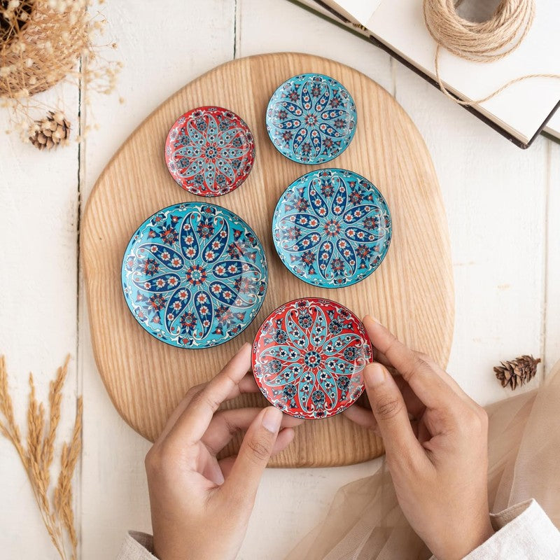 Mandala Design Metal Fridge Magnets - Set Of Five media 5