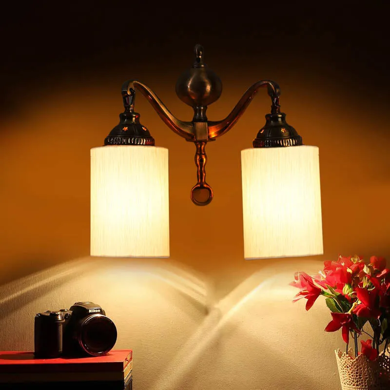 Seraphic Cylindrical Metal Wall Lamp media 4
