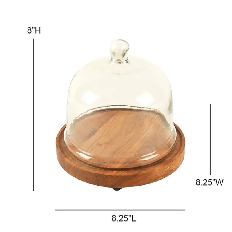 Stonewood Wood & Glass Cake Stand - Set Of Two media 8