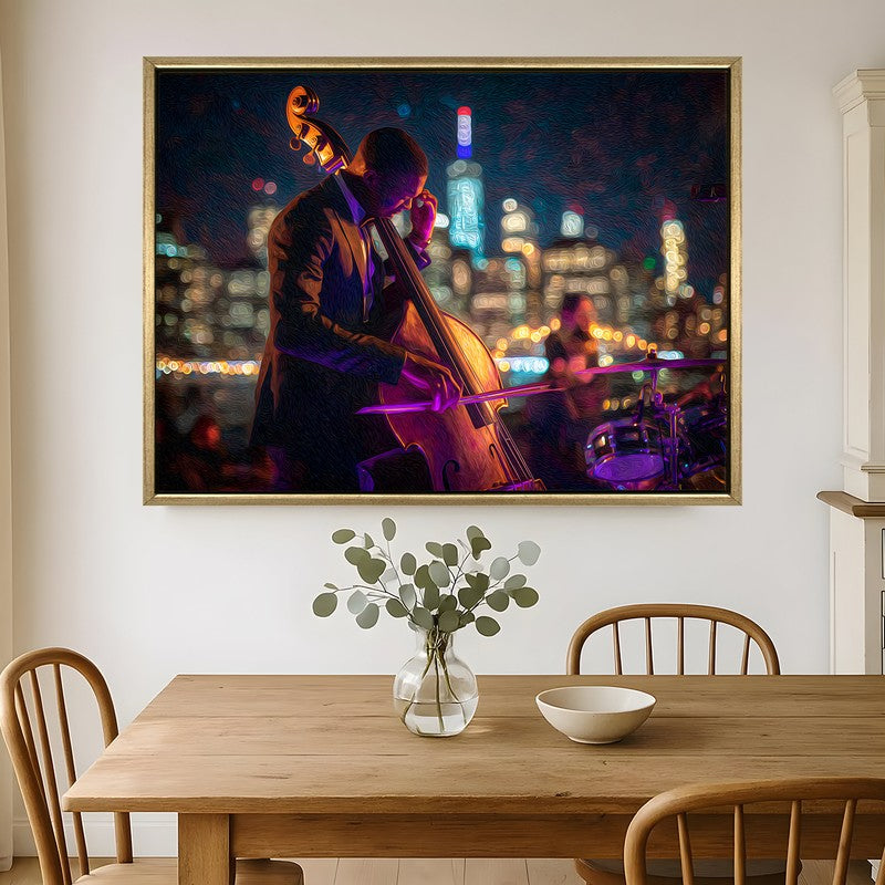 Effulgent Canvas Wall Painting With Frame