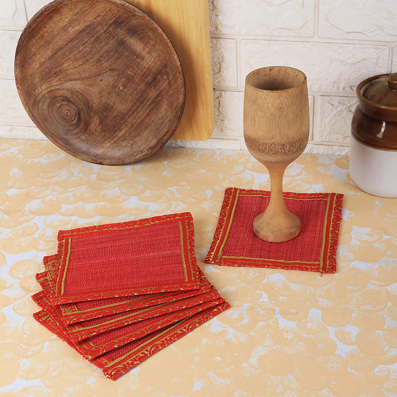 Eco Sip Bamboo Coaster - Set Of Four