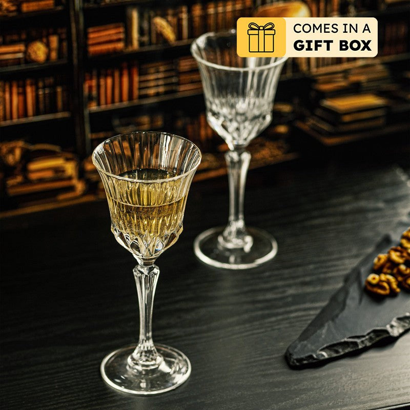Pure Elegance Wine Glasses (220 mL Each) - Set Of Two