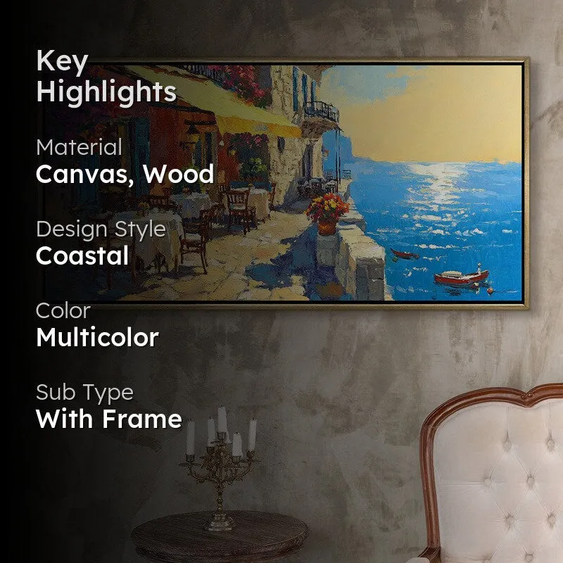 Sunharbor Canvas Wall Painting With Frame media 2