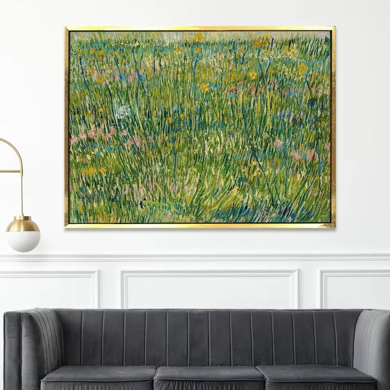 Field Murmur Canvas Wall Painting With Frame media 5