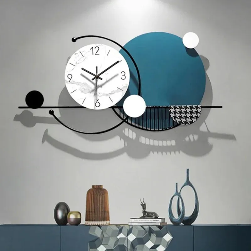 Temporelle Metal Analog Wall clock media 1