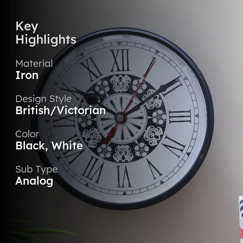 Time Noble Iron Wall Clock media 2