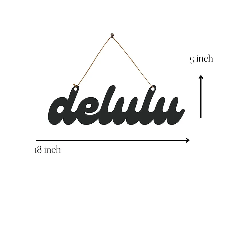 Delulu Mild Steel Wall Accent media 5