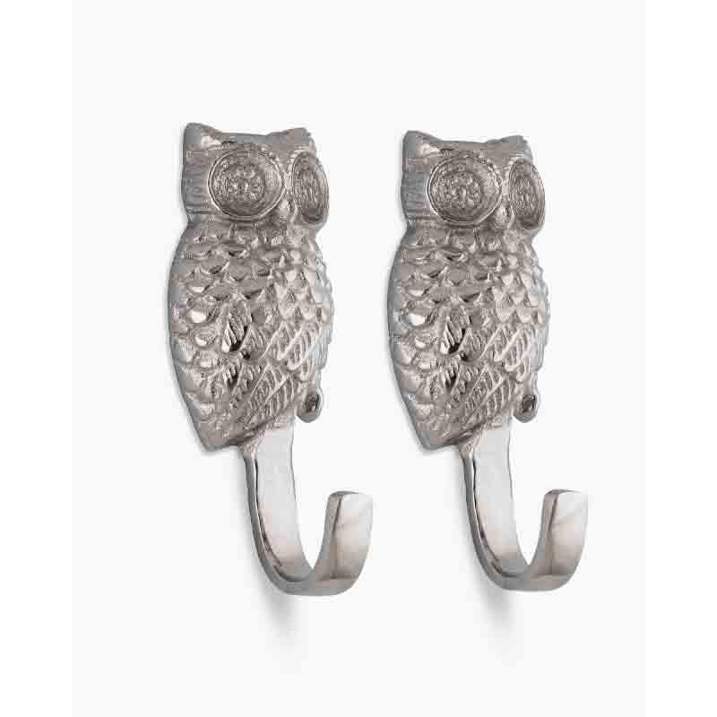 Wise Owls Wall Hook - Set Of Two media 4