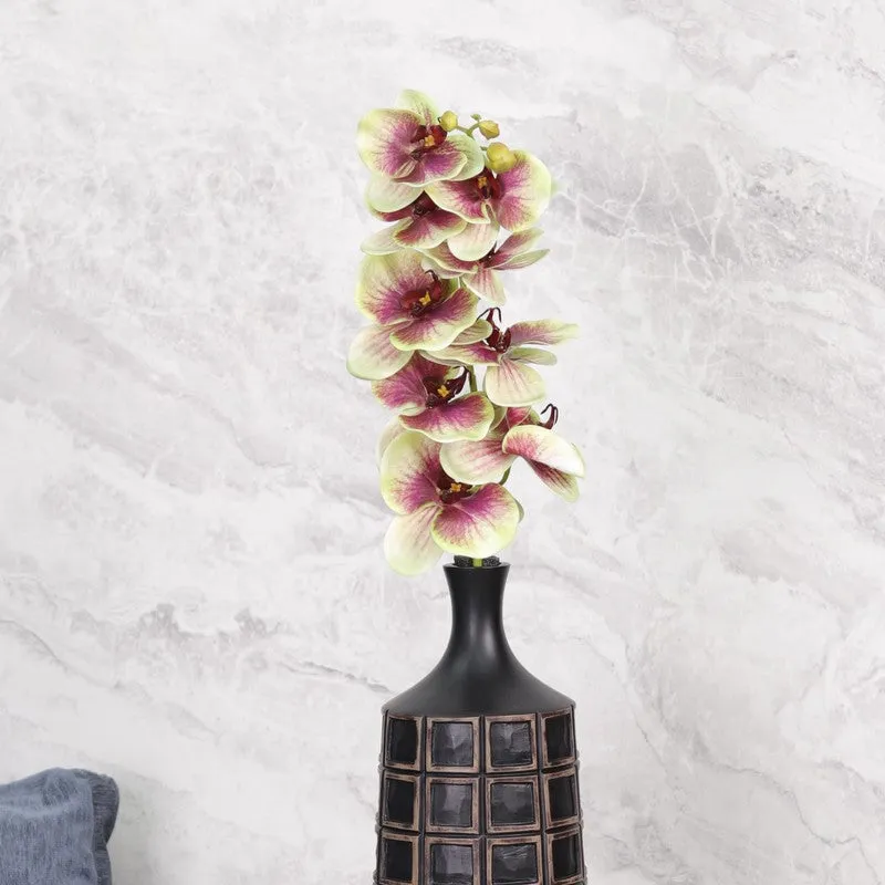 Decorative Artificial Orchids Flowers Stick - Green media 3