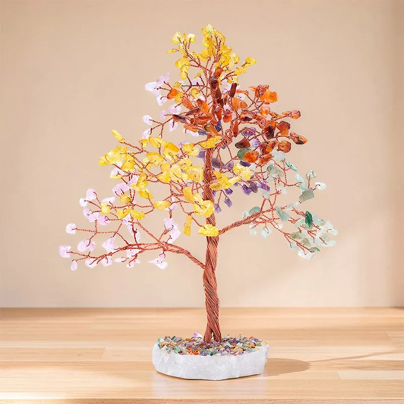 Agate Tree Handcrafted Showpiece - Multicolored media 6