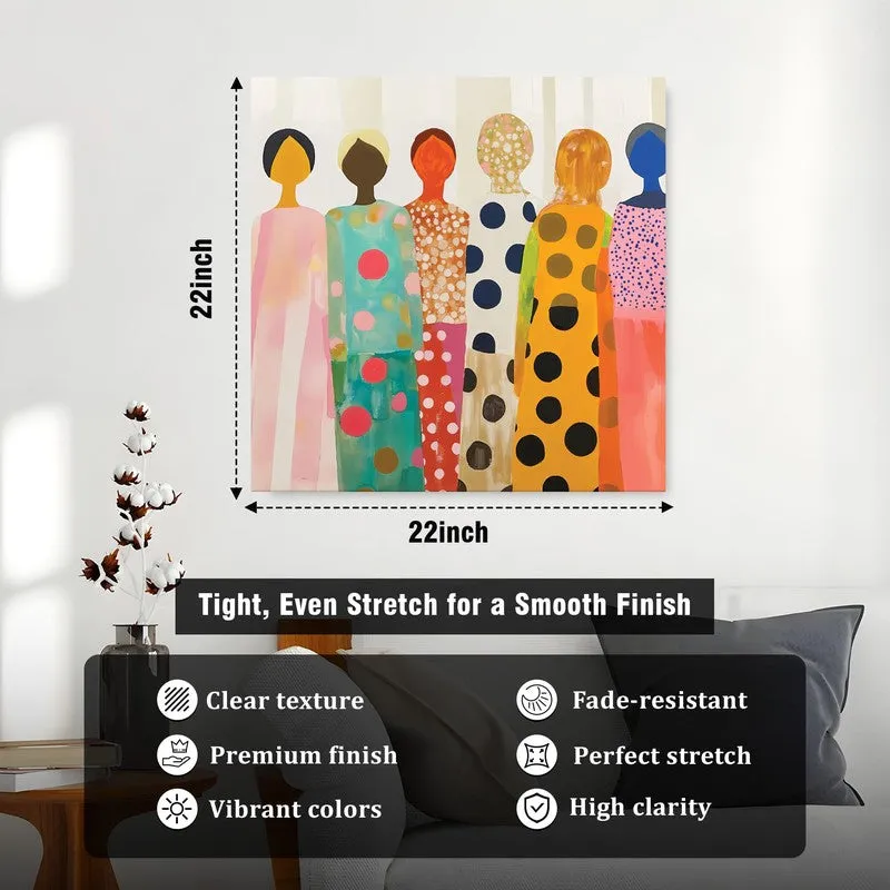 Painted Spirit Canvas Wall Art media 13