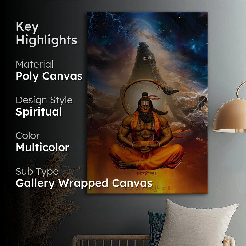 The Divine Ascension Poly Canvas Wall Painting media 2