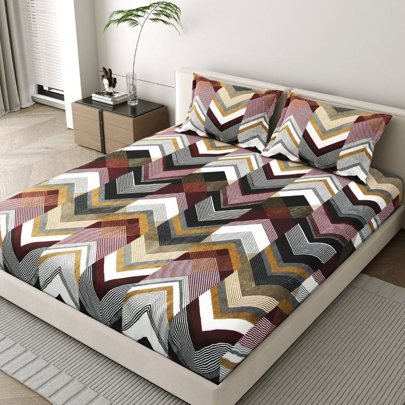 GeoElegance Woolen Bedsheet - 150 GSM