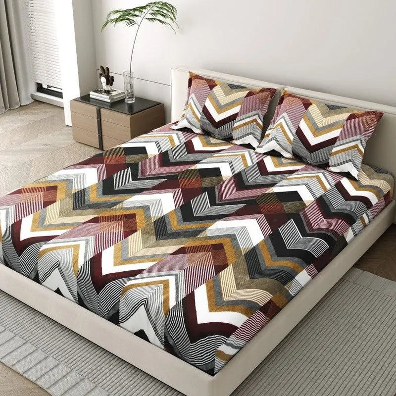 GeoElegance Woolen Bedsheet - 150 GSM media 1