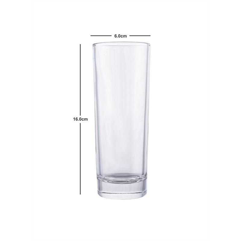 Maera Glass Tumbler (280 ML) - Set Of Six image 4
