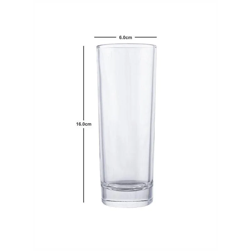 Maera Glass Tumbler (280 ML) - Set Of Six media 4