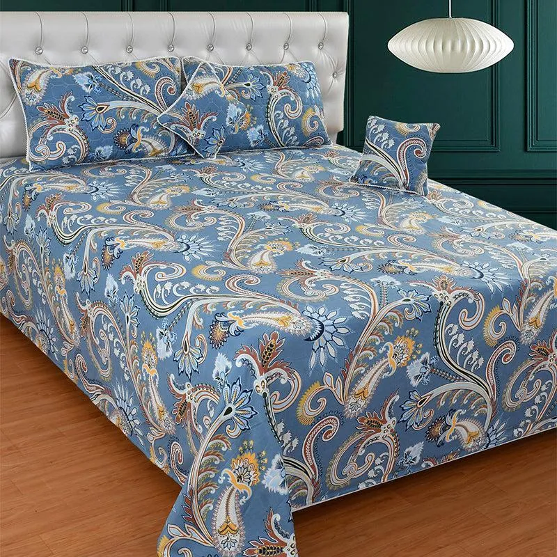 Navera Pompom Laced Microfiber Bedding Set - Five Piece set media 1