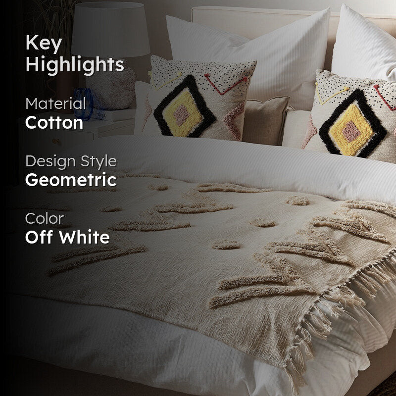 Tuft Peak I Cotton Throw media 2