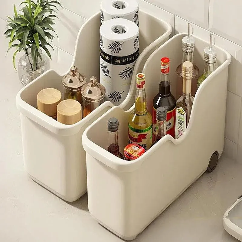 Flex Cart Storage Box With Wheels - Set Of Two media 1