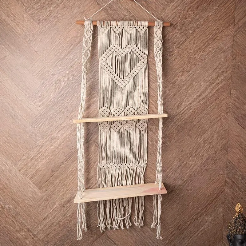 Kocha Macrame Wall Shelf media 3
