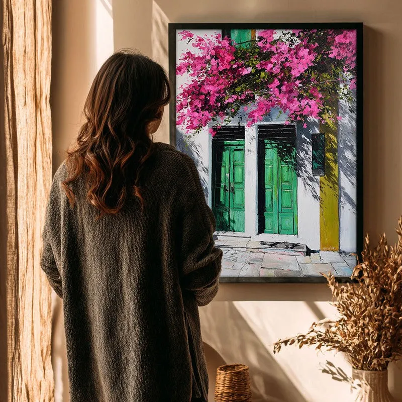 Maison Flora Canvas Wall Painting - Black Frame media 4
