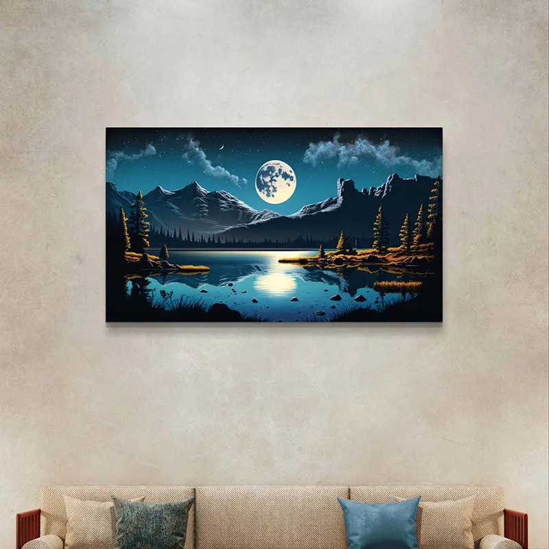 Moonkissed Canvas Wall Painting media 1