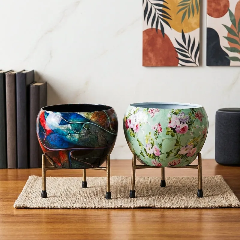 Heaven Blush Planter - Set Of Two media 1