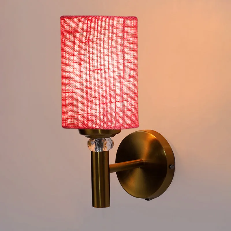 Sienna Jute Wall Lamp - Pink media 4