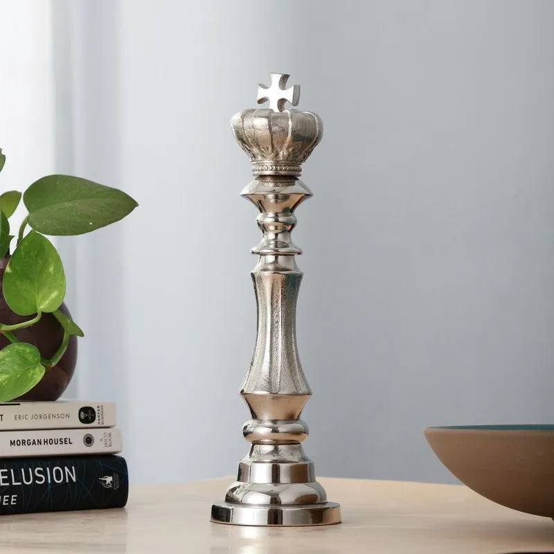 Victoris King Chess Piece -Silver media 1