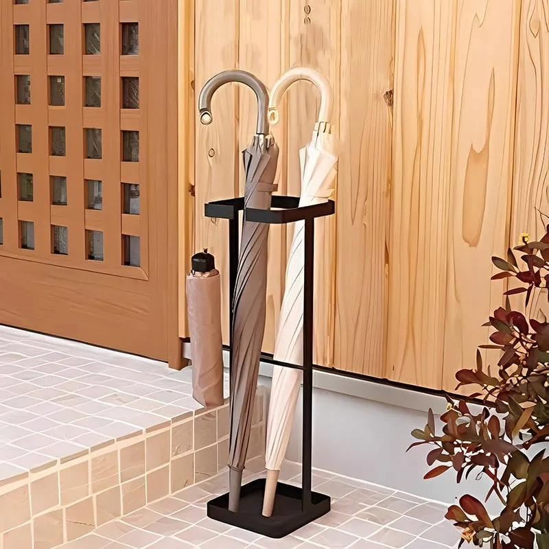 Foundry Metal Umbrella Stand - Black media 1