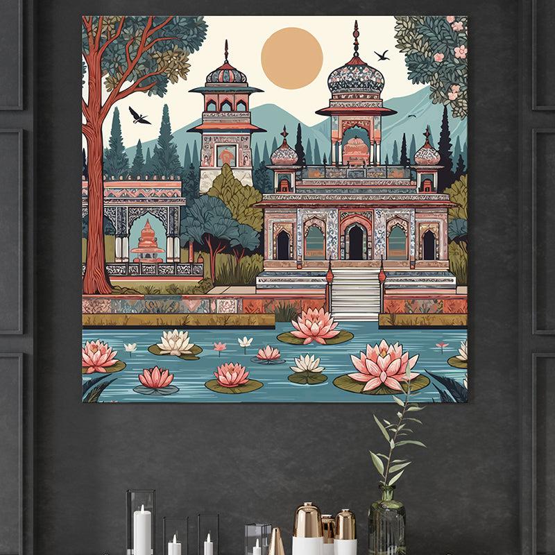 Indian Raj Mahal Wall Painting