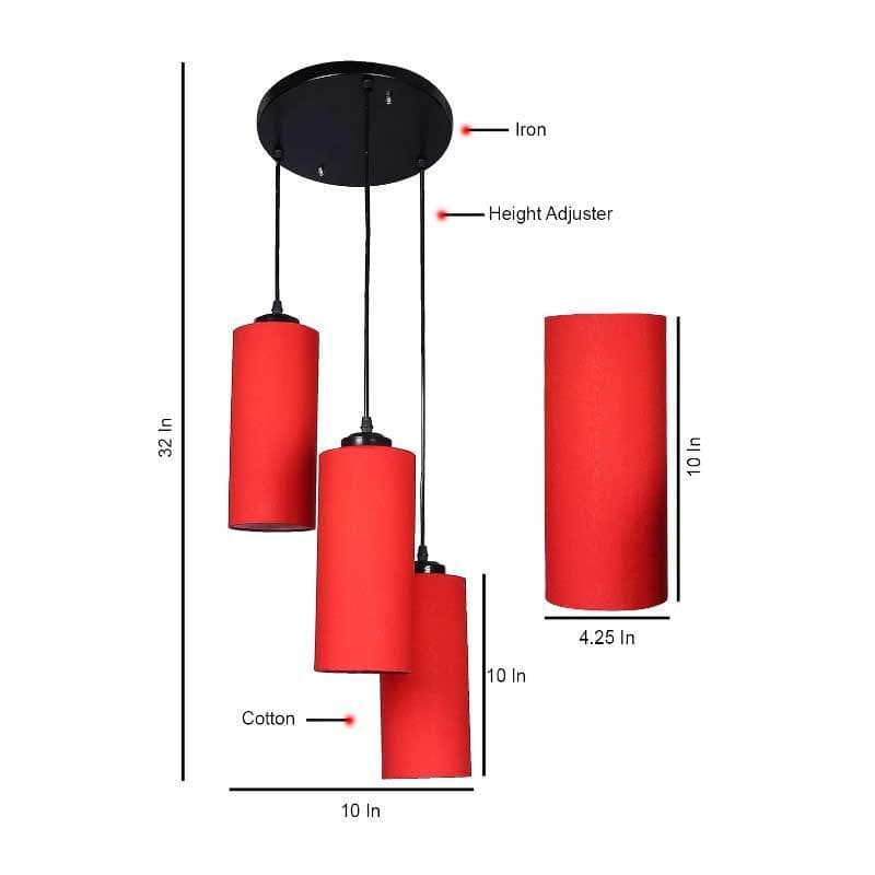 Terriko Cluster Ceiling Lamp - Red media 7