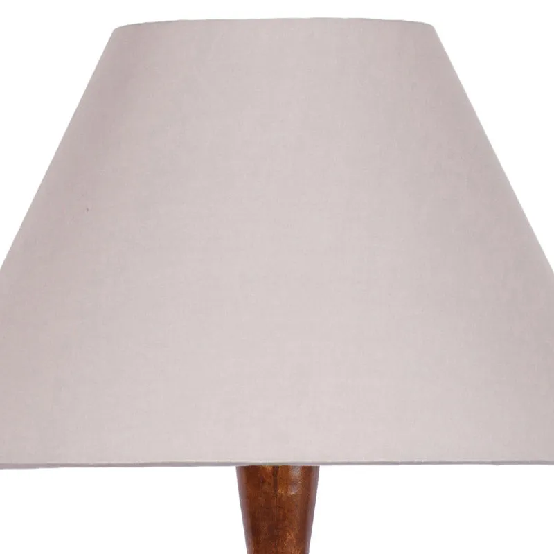 Hima Vintage Wooden Floor Lamp - Grey media 5