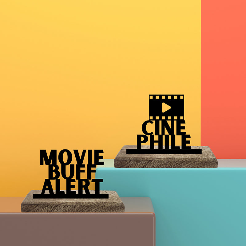 Cinephile Showpiece - Set Of Two