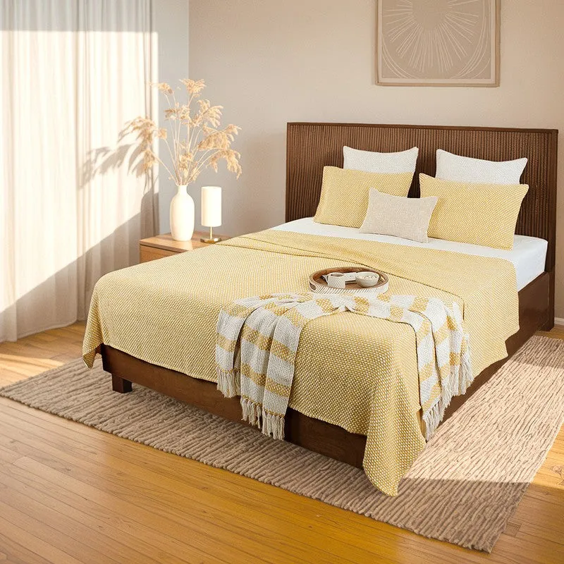 Vindhya Bedcover - Yellow media 5