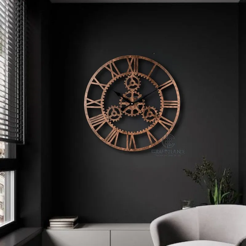 Timely Silent Wall Clock - Bronze media 4