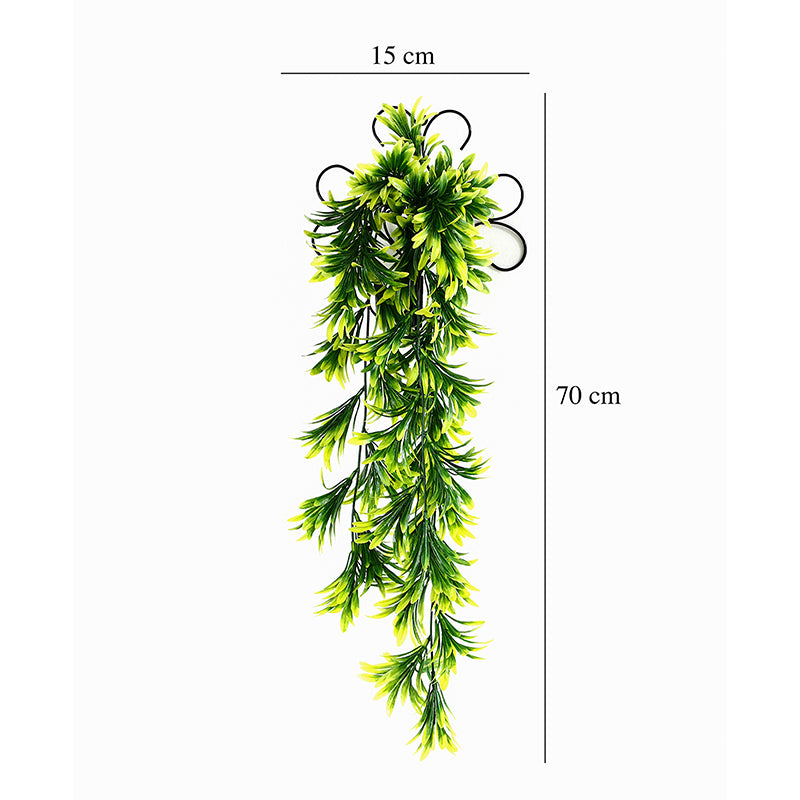 Faux Green Vine With Metal Wall Stand media 4