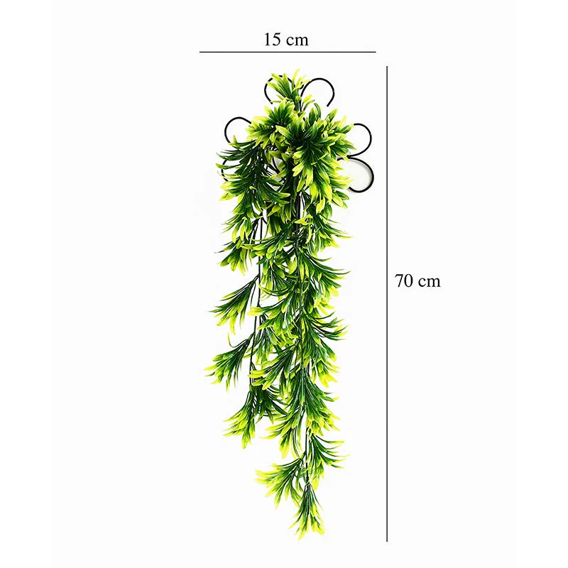 Faux Green Vine With Metal Wall Stand media 4