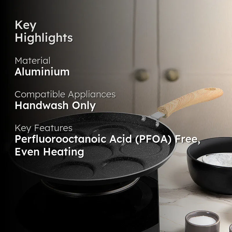 Bergner Aeris Non-Stick Uthappam Pan (7 Pit) - 30 cm media 2