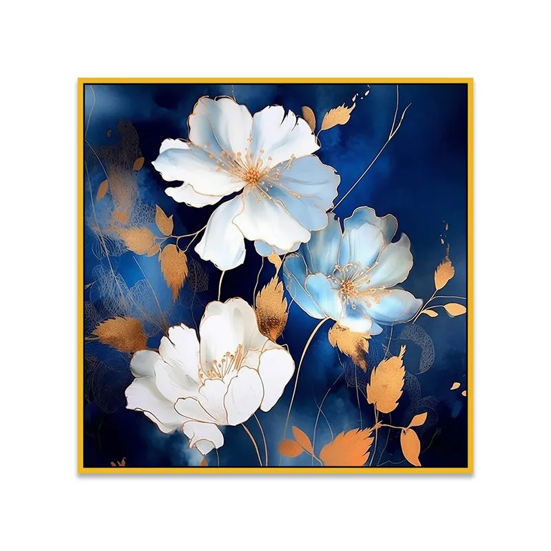 Flora Trio Canvas Wall Art With Frame media 5