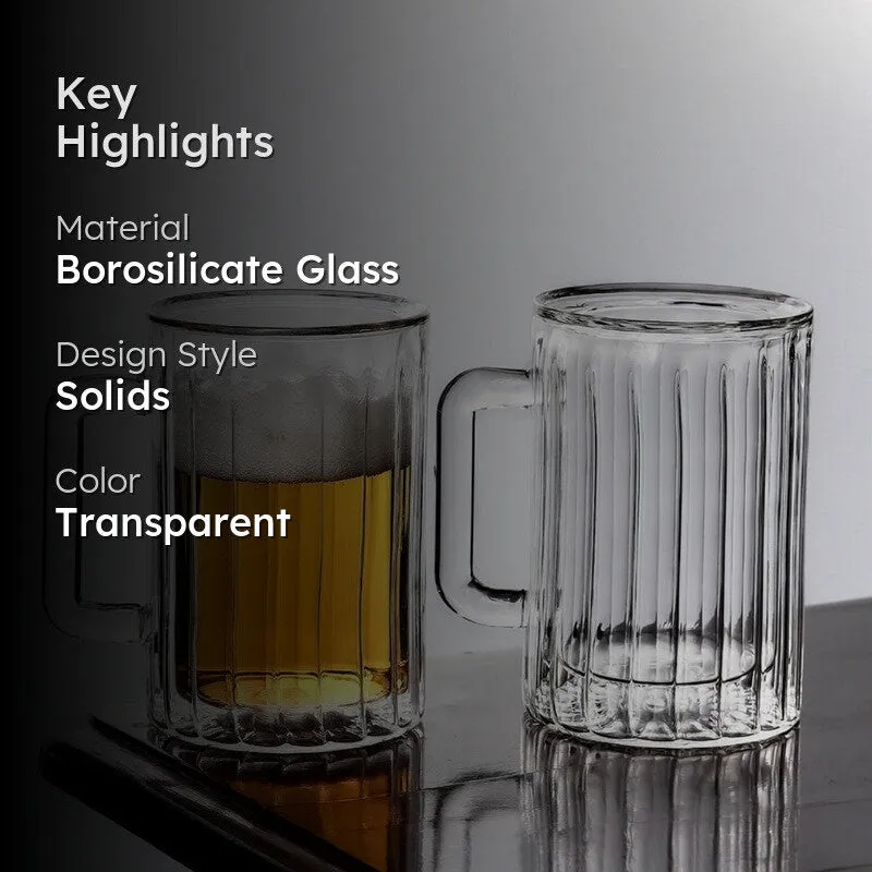 Citrus Glow Beer Mugs(340 mL) - Set Of Two media 2