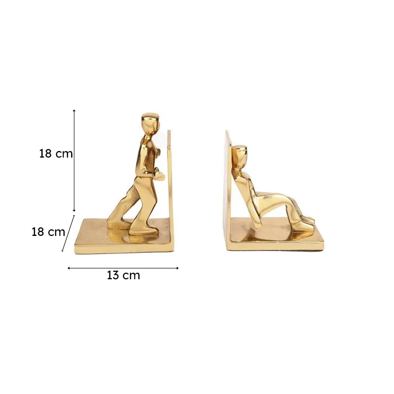 Hard Work Matters Bookend (Gold) - Set Of Two media 6