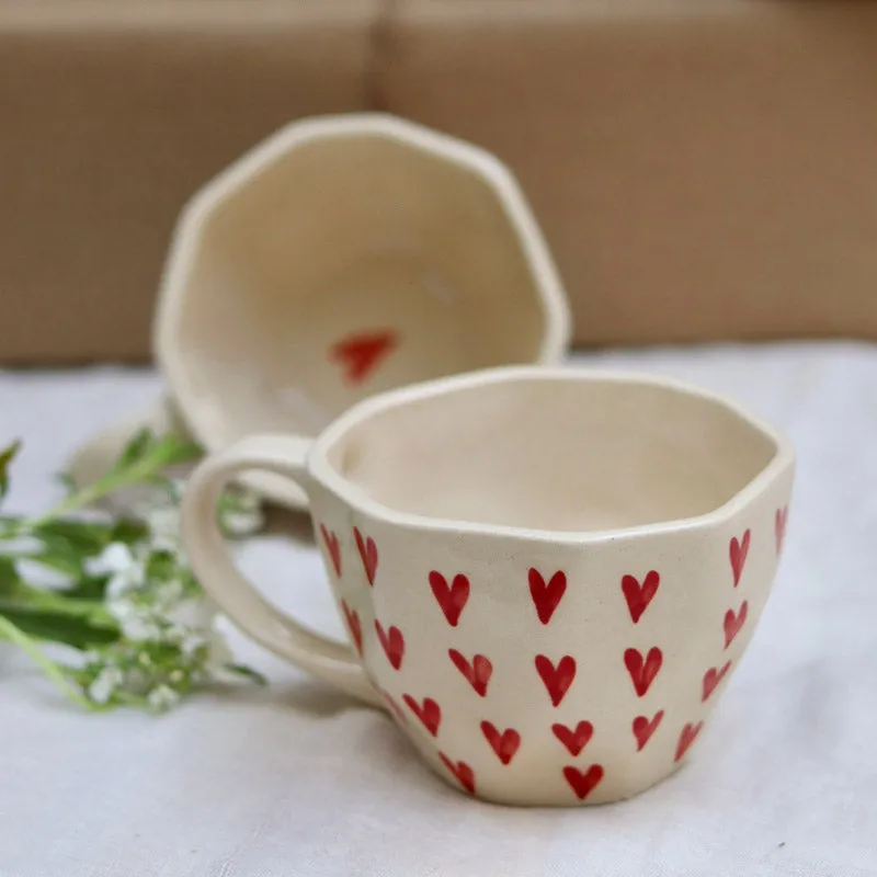 Byrne Ceramic Tea Cup (220 mL Each) - Set of Two media 3