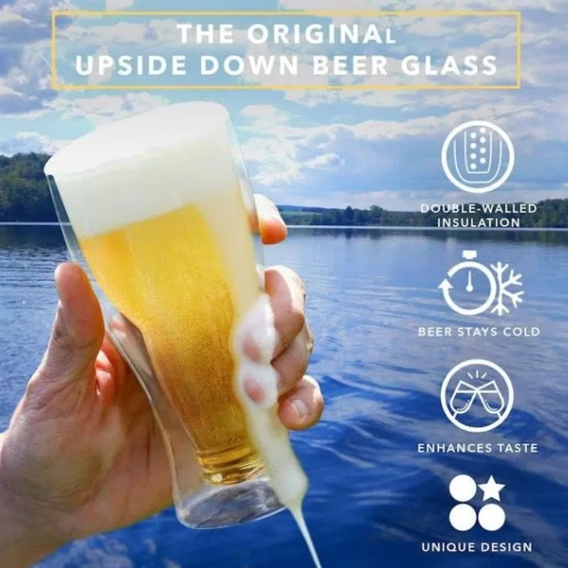 Hopside Glass Beer Glass (250 mL Each) - Set Of Two media 8
