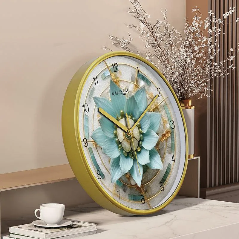 Flora Frame Analog Wall Clock media 3