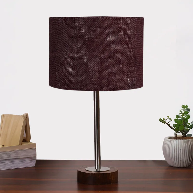 Sienna I Rodin Wooden Table Lamp - Brown,Silver media 3