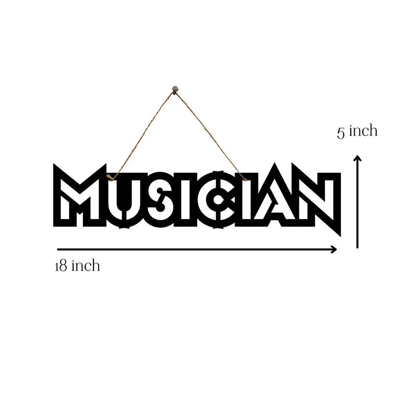 Musician Mild Steel Wall Accent media 5