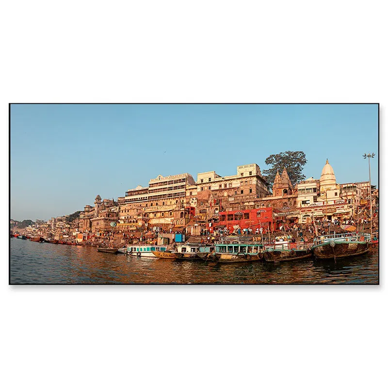 Ghats Of Varanasi Canvas Wall Painting media 3