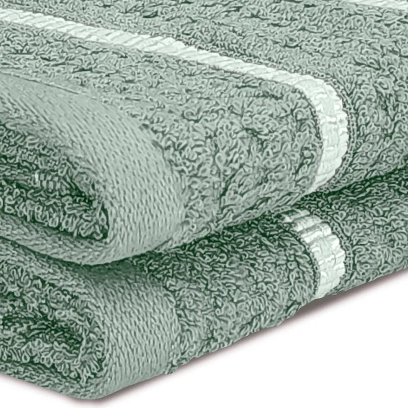 Junia Hand Towel (Green) - Set Of Two media 5